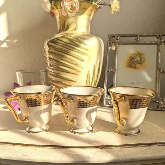 Lenox Haute Couture Footed Cup ⭐ Set of 3 Teacups Mugs $270 - Picture 8 of 16